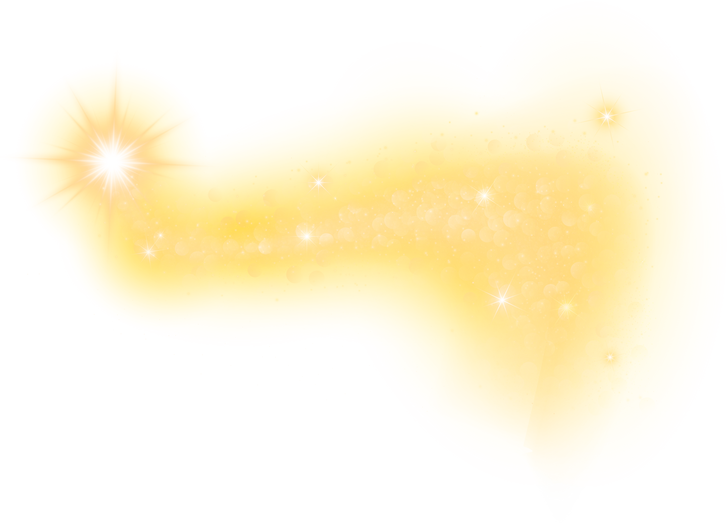 Gold Magic Shooting Star illustration